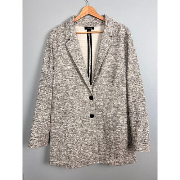 Torrid Women's 1X (1) Studio Blazer Jacket Boyfriend Double Knit Longline Career - Picture 15 of 15